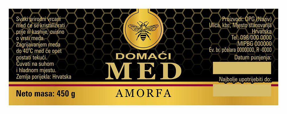 Gold black - Cetvrtasta 450 g - Amorfa Gold black - Cetvrtasta 450 g - Amorfa