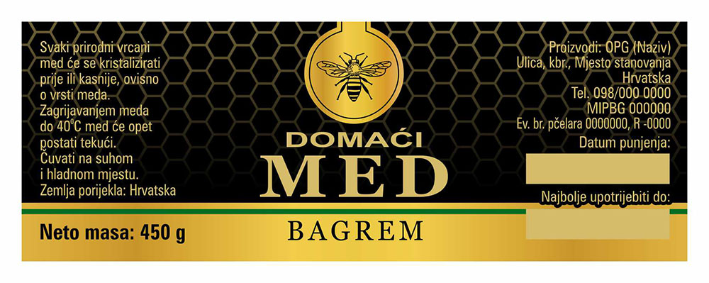 Gold black - Cetvrtasta 450 g - Bagrem Gold black - Cetvrtasta 450 g - Bagrem