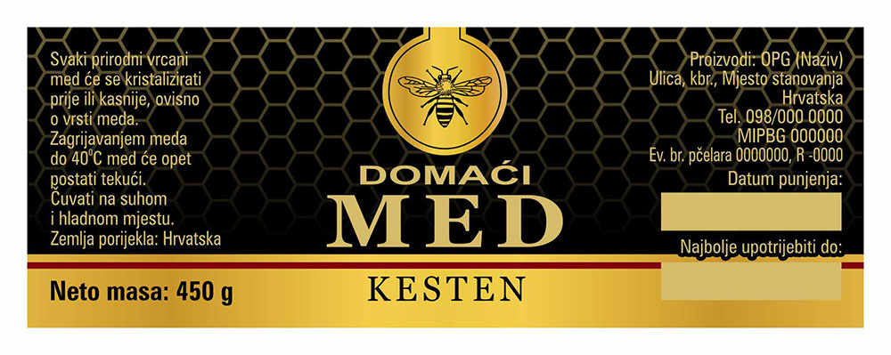 Gold black - Cetvrtasta 450 g - Kesten Gold black - Cetvrtasta 450 g - Kesten