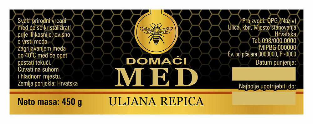 Gold black - Cetvrtasta 450 g - Uljana repica Gold black - Cetvrtasta 450 g - Uljana repica