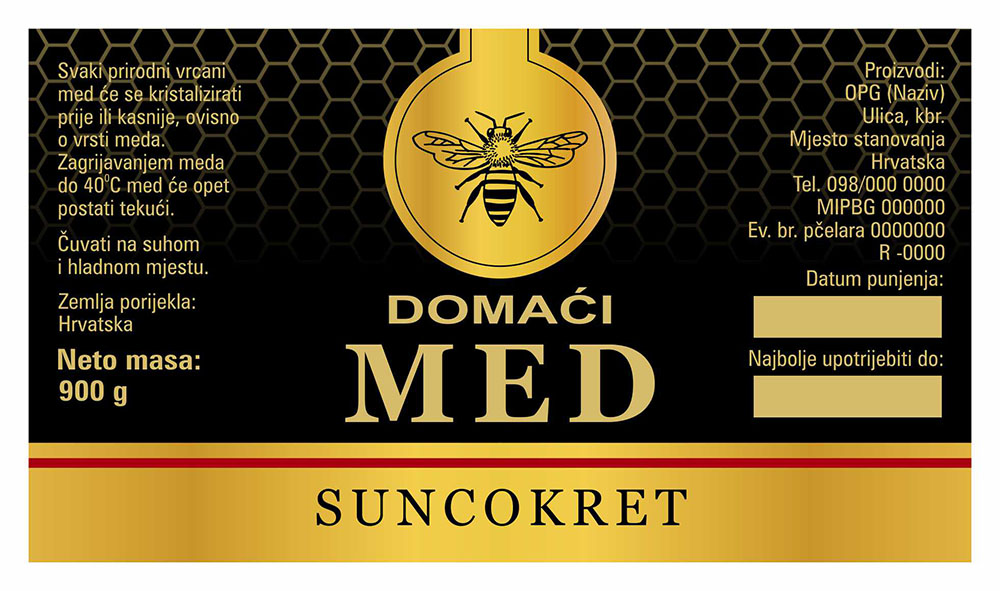 Gold black - Cetvrtasta 900 g - Suncokret