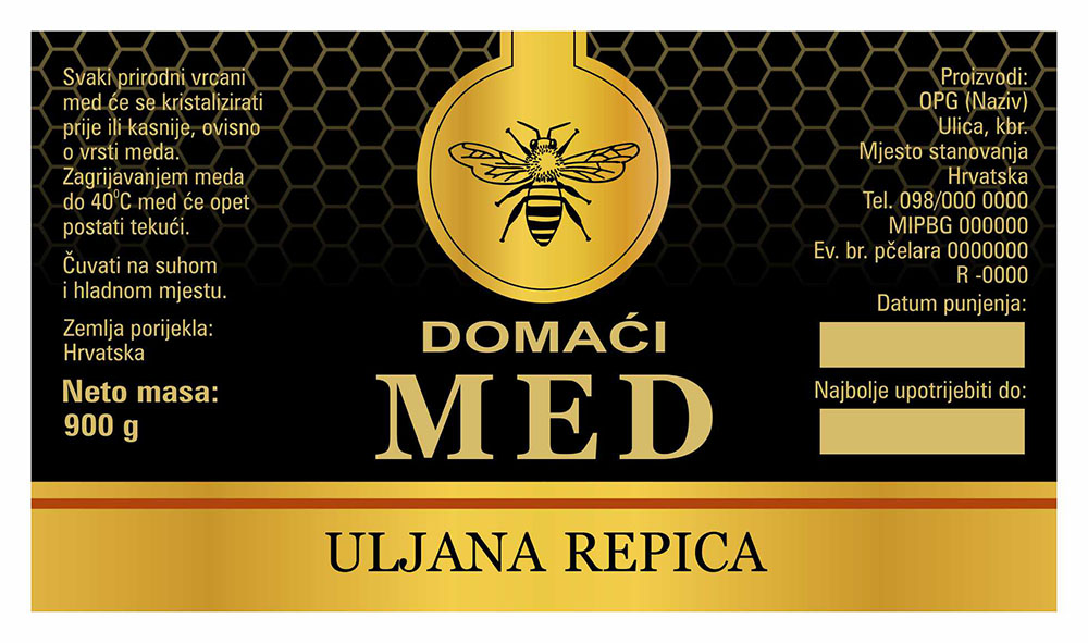 Gold black - Cetvrtasta 900 g - Uljana repica