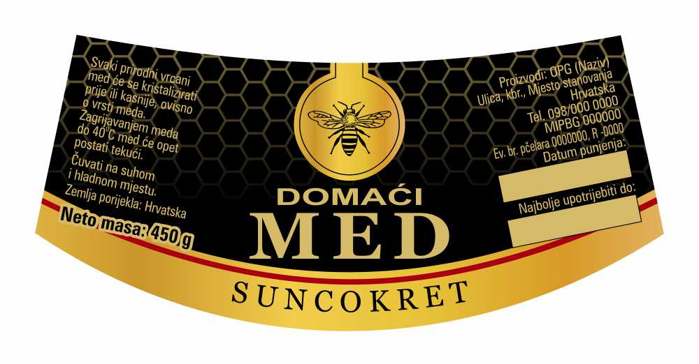 Gold black - Nacionalna ricana 450 g - Suncokret