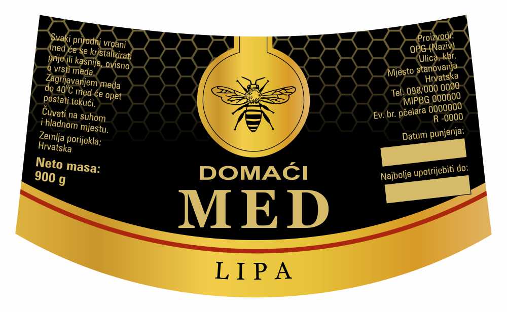 Gold black - Nacionalna ricana 900 g - Lipa