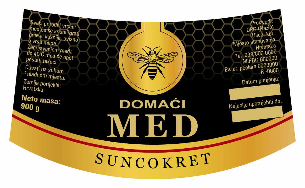 Gold black - Nacionalna ricana 900 g - Suncokret