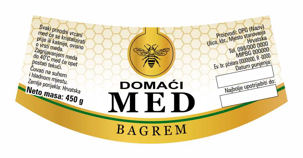 Gold white - Nacionalna ricana 450 g - Bagrem Gold white - Nacionalna ricana 450 g - Bagrem