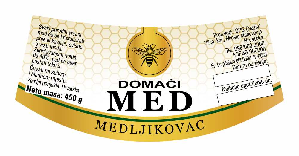 Gold white - Nacionalna ricana 450 g - Medljikovac Gold white - Nacionalna ricana 450 g - Medljikovac