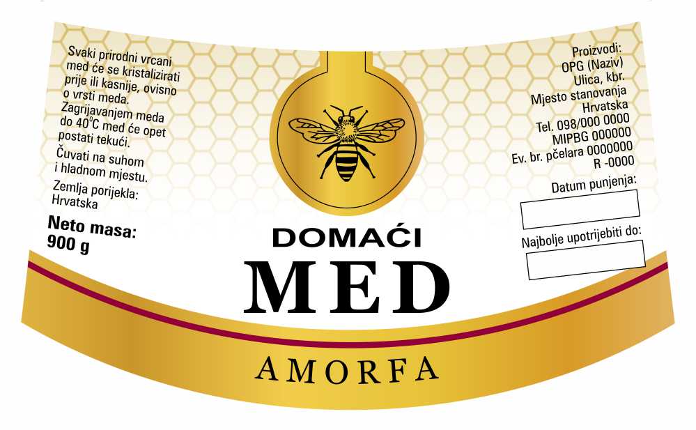 Gold white - Nacionalna ricana 900 g - Amorfa