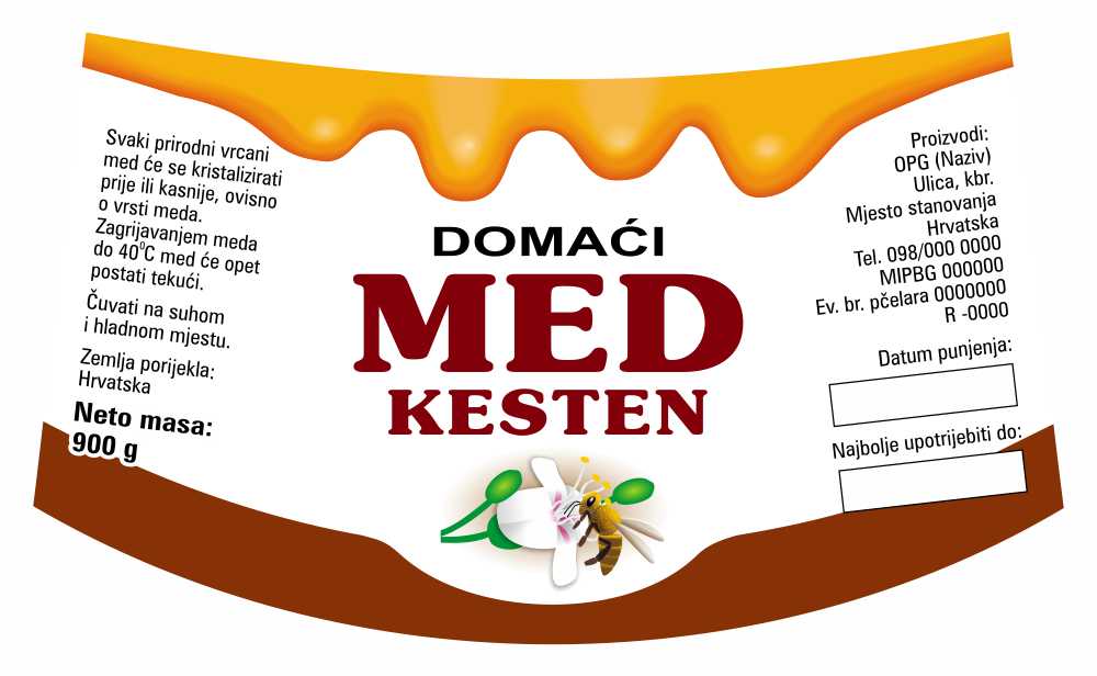 LIquid - Nacionalna ricana 900 g - Kesten