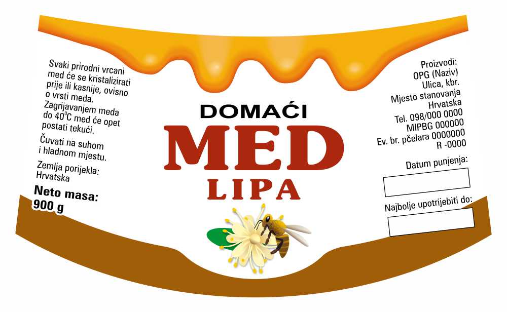 LIquid - Nacionalna ricana 900 g - Lipa