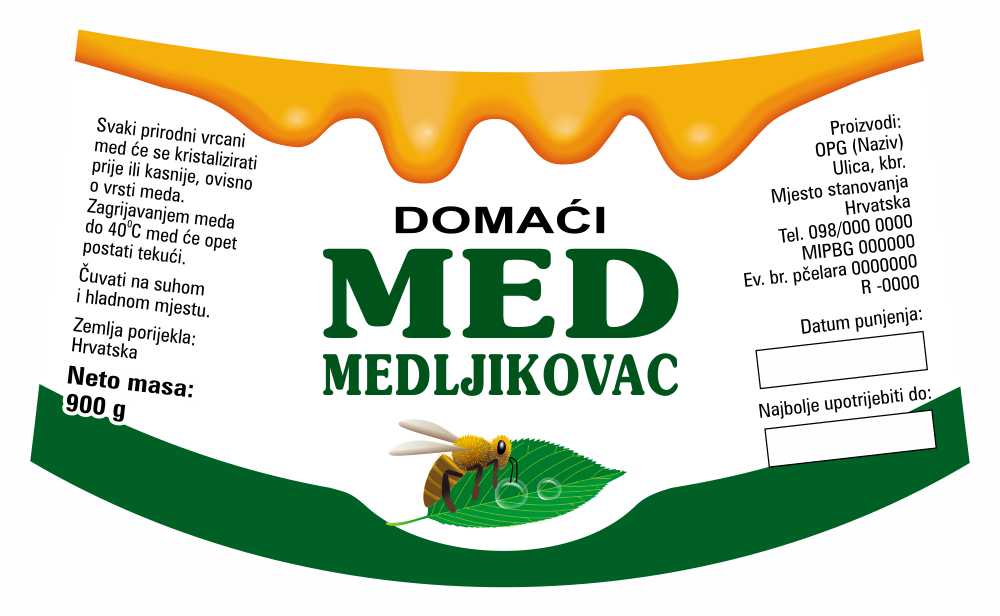 LIquid - Nacionalna ricana 900 g - Medljikovac