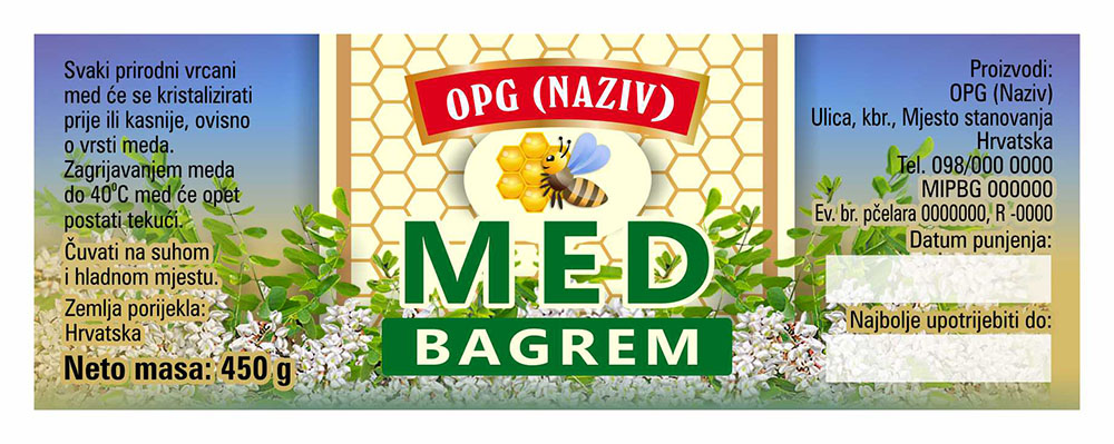 Nature 01 - Cetvrtasta 450 g - Bagrem