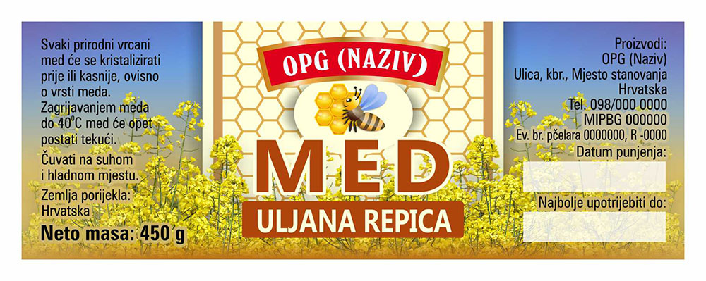 Nature 01 - Cetvrtasta 450 g - Uljana repica