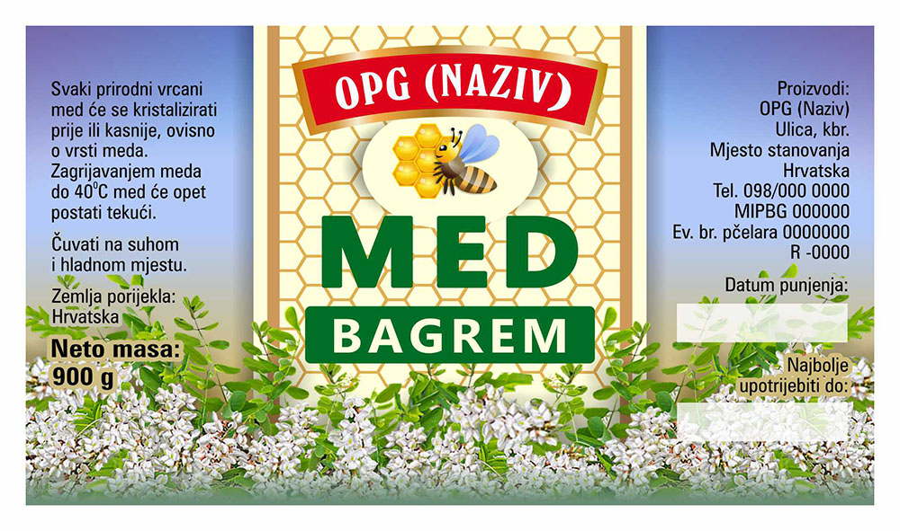 Nature 01 - Cetvrtasta 900 g - Bagrem