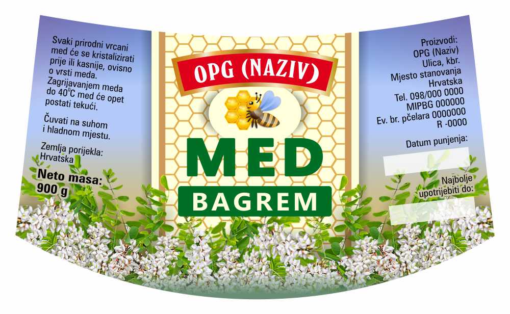 Nature 01 - Nacionalna ricana 900 g - Bagrem