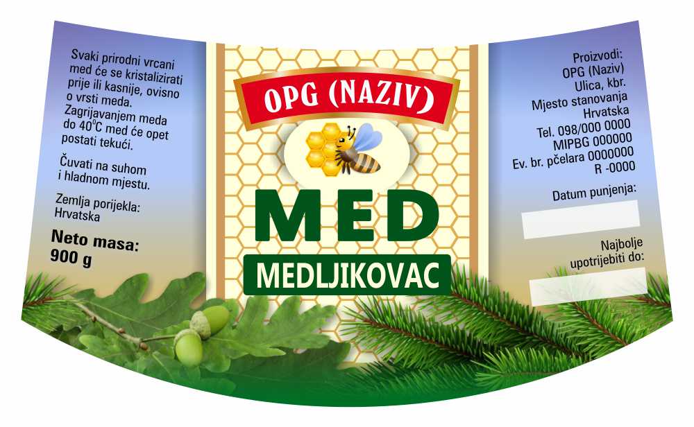 Nature 01 - Nacionalna ricana 900 g - Medljikovac