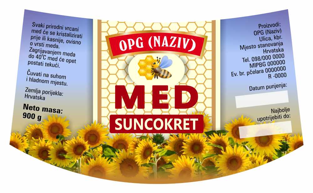Nature 01 - Nacionalna ricana 900 g - Suncokret
