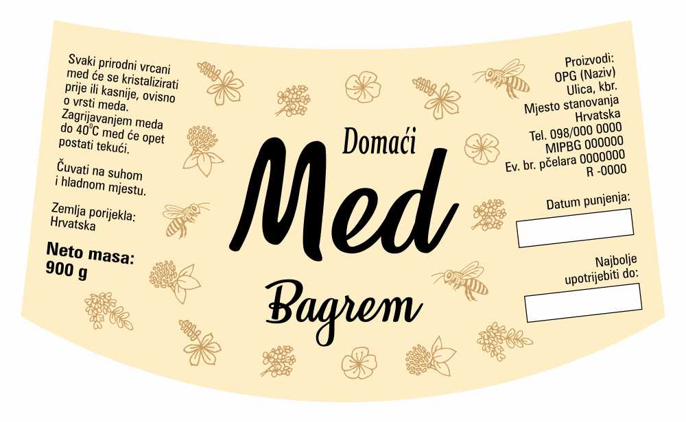 Sepia mono - Nacionalna ricana 900 g - Bagrem