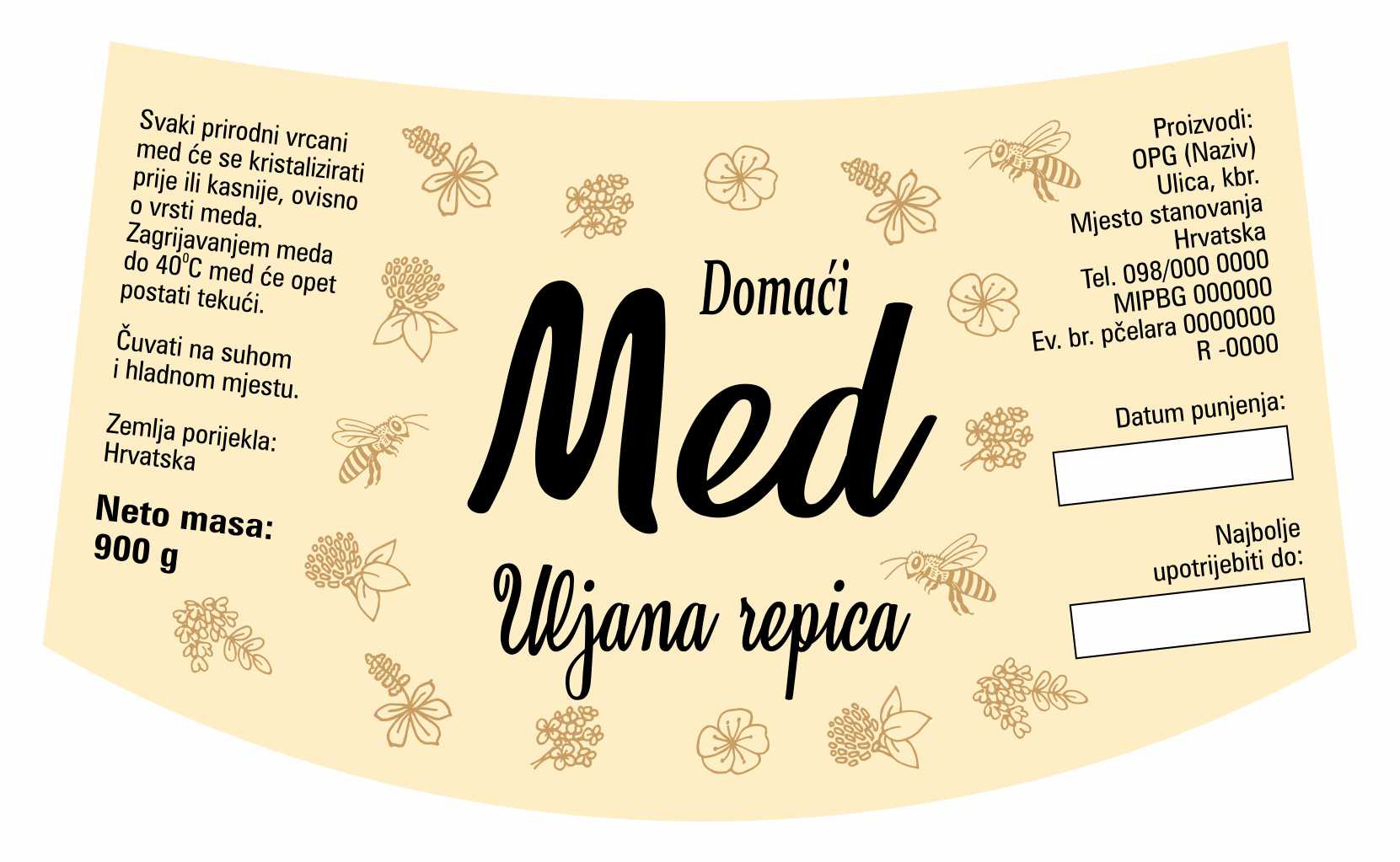 Sepia mono - Nacionalna ricana 900 g - Uljana repica